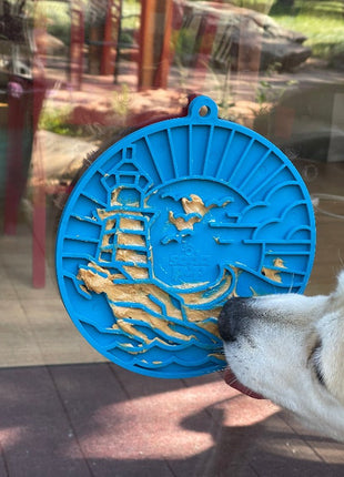 Lighthouse eMat - Enrichment Lick Mat For Dogs and Cats - With Suction Cups | USA Made