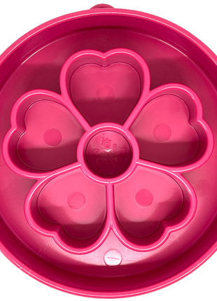 Flower eBowl Deep Slow Feeder Dog Bowl for Enrichment | USA Made