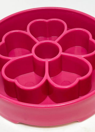 Flower eBowl Deep Slow Feeder Dog Bowl for Enrichment | USA Made