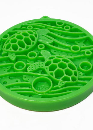 Water Nylon eCoin Durable Enrichment Snacking Coin for Dogs | USA-Made Lick Mat Alternative