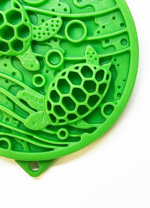 Water Nylon eCoin Durable Enrichment Snacking Coin for Dogs | USA-Made Lick Mat Alternative