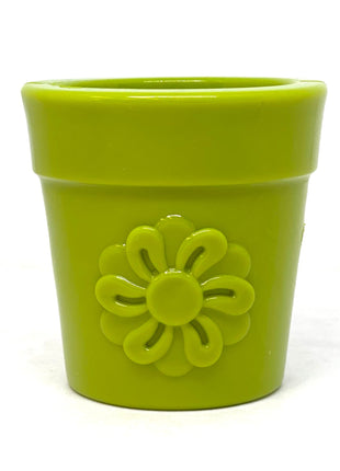 Large Flower Pot eCup Dog Treat Dispenser | Durable USA-Made Enrichment Toy | SodaPup