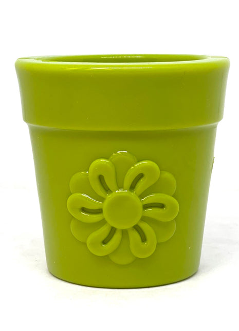 Large Flower Pot eCup Dog Treat Dispenser | Durable USA-Made Enrichment Toy | SodaPup