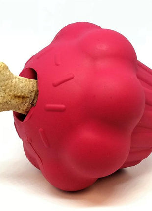 Cupcake eDispenser - Durable Rubber Chew Toy & Treat Dispenser | USA Made