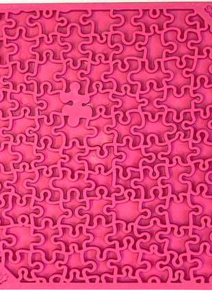 Jigsaw Puzzle eMat - Enrichment Lick Mat for Dogs and Cats | eMat Enrichment Toy for Anxiety Relief | USA Made
