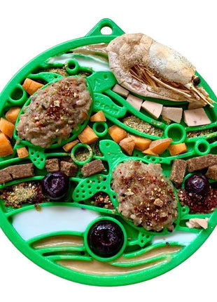 Water Nylon eCoin Durable Enrichment Snacking Coin for Dogs | USA-Made Lick Mat Alternative