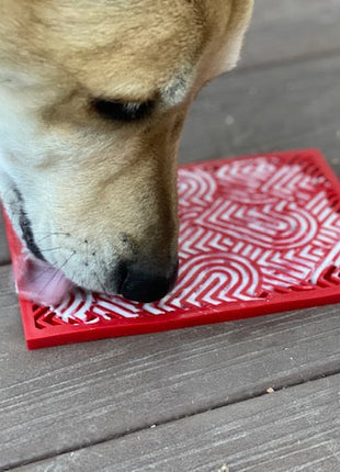 Love eMat - Enrichment Lick Mat for Dogs and Cats| Heart Design | SodaPup