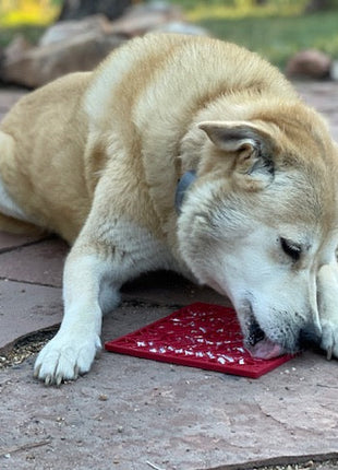 Love eMat - Enrichment Lick Mat for Dogs and Cats| Heart Design | SodaPup
