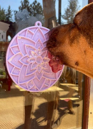 Lotus Design emat - Enrichment Lick Mat For Dogs and Cats - With Suction Cups | USA Made