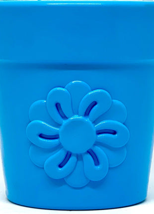 Large Flower Pot eCup Dog Treat Dispenser | Durable USA-Made Enrichment Toy | SodaPup
