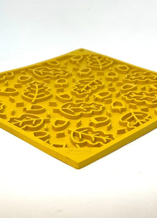 Autumn eMat - Enrichment Lick Mat For Dogs and Cats| Fall Leaves Design | SodaPup