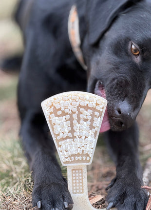 Waffle Tower Nylon Chew & Enrichment Toy | 2-in-1 for Aggressive Chewers | SodaPup