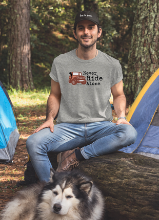 T-shirt: Never Ride Alone