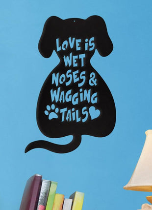 Love is Wet Noses - Metal Wall Art/Décor