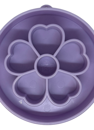 Flower eBowl Deep Slow Feeder Dog Bowl for Enrichment | USA Made