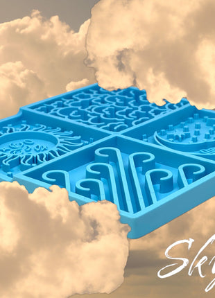 Sky eMat - Enrichment Lick Mat for Dogs and Cats | Celestial Design | SodaPup