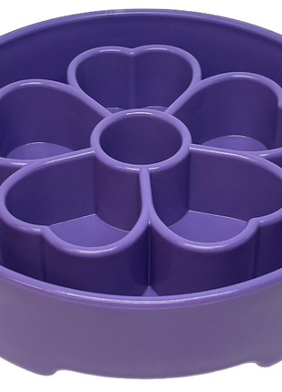 Flower eBowl Deep Slow Feeder Dog Bowl for Enrichment | USA Made