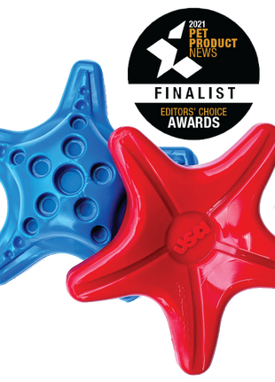 Starfish Nylon Dog Chew Toy for Aggressive Chewers | USA Made | SodaPup