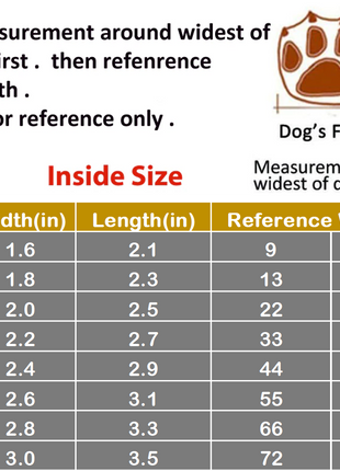 Waterproof Shoes/Boots for Medium Large Dogs