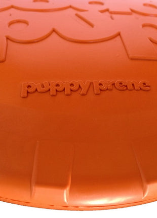 Bottle Top Flyer Rubber Frisbee for Dogs | Orange | Vet Approved | USA Made
