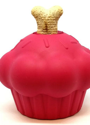 Cupcake eDispenser - Durable Rubber Chew Toy & Treat Dispenser | USA Made