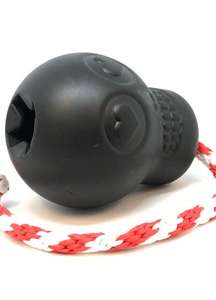 USA-K9 Magnum Skull - Black Magnum Rubber Chew Toy for Extreme Chewers | USA Made