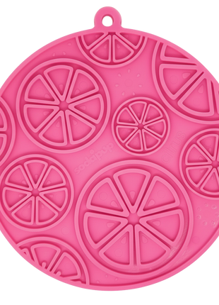 Citrus Design eMat - Enrichment Lick Mat For Dogs and Cats - with Suction Cups | USA Made