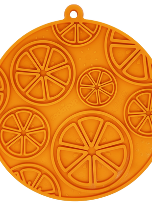 Citrus Design eMat - Enrichment Lick Mat For Dogs and Cats - with Suction Cups | USA Made