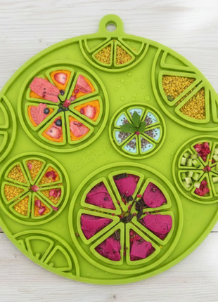 Citrus Design eMat - Enrichment Lick Mat For Dogs and Cats - with Suction Cups | USA Made