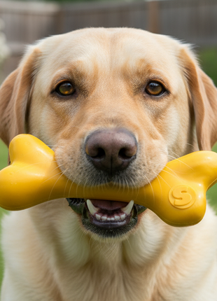 PUP-X Rubber Bone Dog Toy - Durable, Floats, Chew Toy for Large Dogs | USA