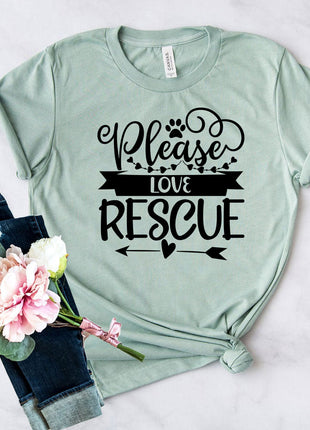 Please Love Rescue T-Shirt