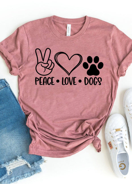 Peace Love Dogs T-Shirt