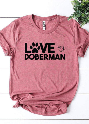 Love My Doberman T-Shirt