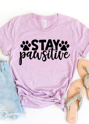 Stay Pawsitive T-Shirt