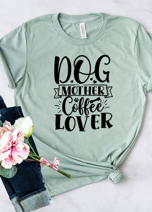 Dog Mother Coffee Lover T-Shirt