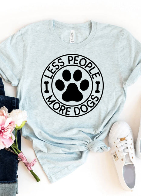 Less People More Dogs T-Shirt