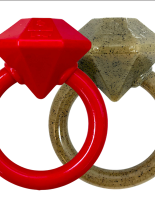 Diamond Ring Nylon Teething Ring for Puppies | Durable & USA Made