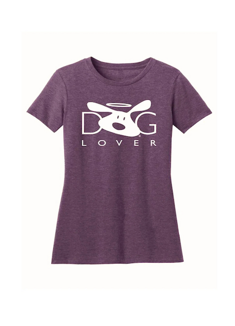 T-shirt: Dog Lover (Plum)