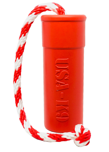 USA-K9 Firecracker Floating Training Dummy | K9 Handler Reward Toy | Red | USA Made