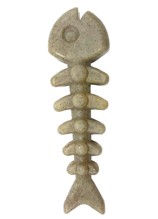 Fish Bone Nylon Dog Toy for Aggressive Chewers | USA Made | SodaPup