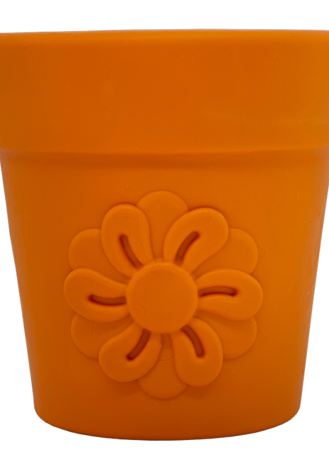 Large Flower Pot eCup Dog Treat Dispenser | Durable USA-Made Enrichment Toy | SodaPup