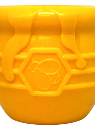 Honey Pot Dog eCup Treat Dispenser | Durable PUP-X Rubber Enrichment Toy | USA Made