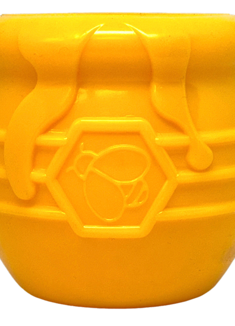 Honey Pot Dog eCup Treat Dispenser | Durable PUP-X Rubber Enrichment Toy | USA Made