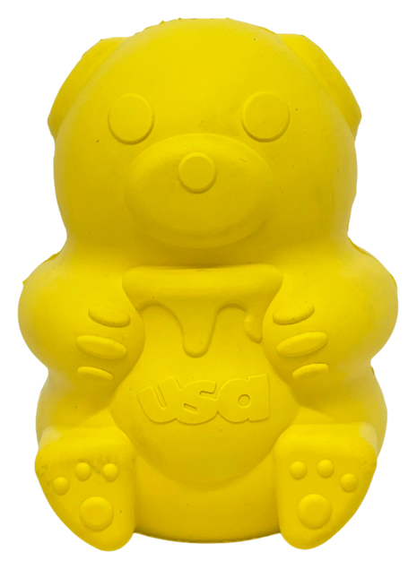 Honey Bear eDispenser - Durable Rubber Treat Dispenser for Dogs | USA Made