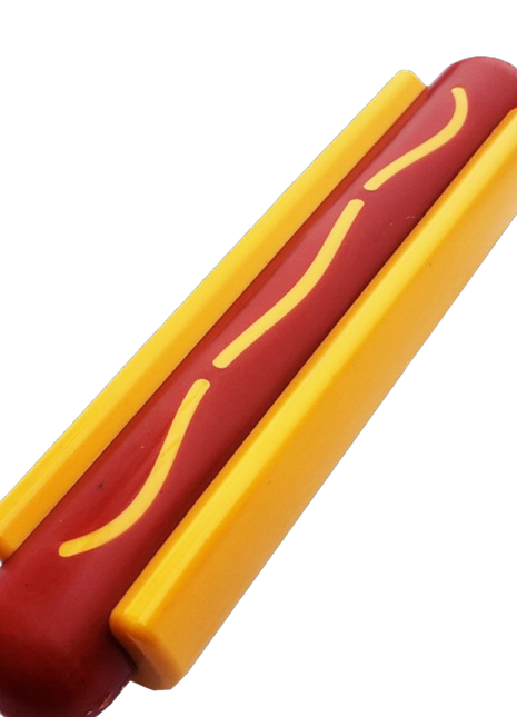 Hot Dog Nylon Dog Toy for Aggressive Chewers | USA Made | SodaPup