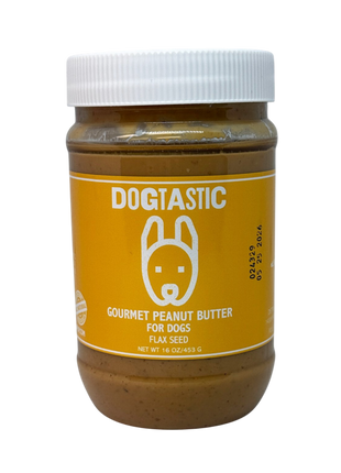 Dogtastic Peanut Butter for Dogs with Flax Seed - Xylitol-Free | USA Made - 50% off