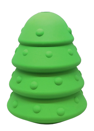 Christmas Tree Dog Toy - Durable Rubber Chew Toy for Large Dogs | USA Made