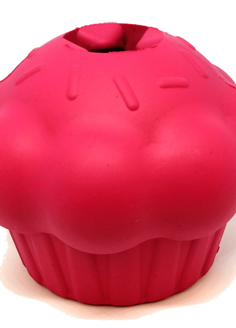 Cupcake eDispenser - Durable Rubber Chew Toy & Treat Dispenser | USA Made