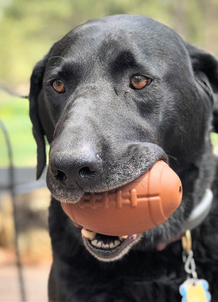 Football Dog Chew Toy & Treat Dispenser - USA Made | SodaPup