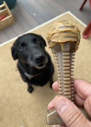 Honey Bone Dental Tower Nylon Chew Toy for Aggressive Chewers | USA Made